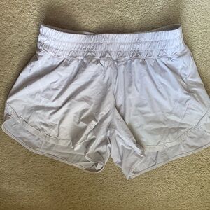 Lululemon Track That Mid Rise Short 5” White